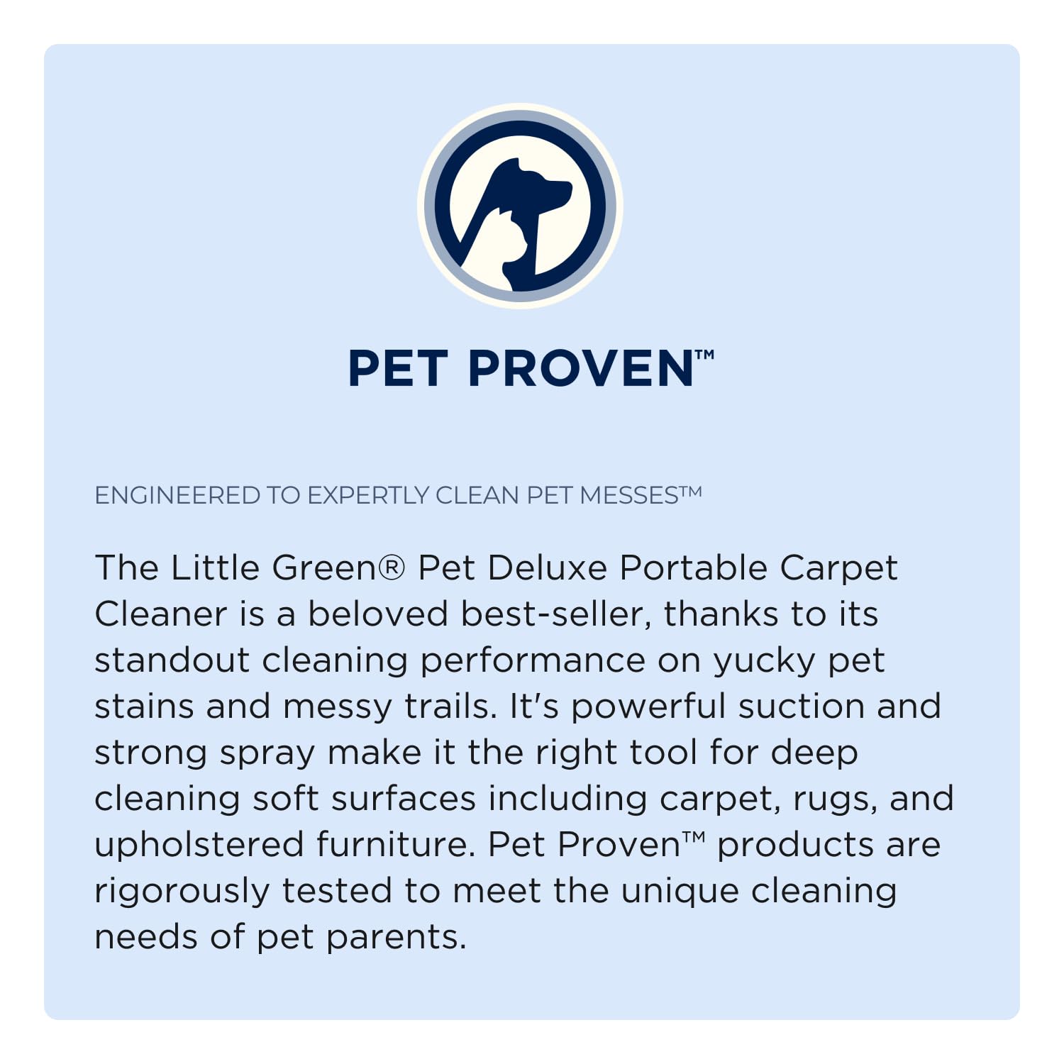 BISSELL Little Green – Nettoyeur Portable pour Tapis, Canapés & Voiture